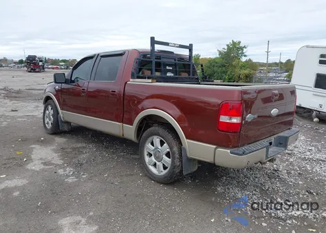 2007 Ford F150 Supercrew из США, поврежденный, VIN 1FTPW12V77KD18742